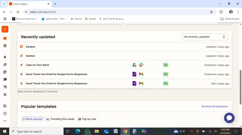 Streamlining Workflows with Zapier: Automating Slack, Google Forms & More!