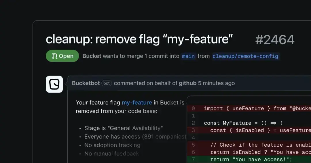 Automated stale flag clean up