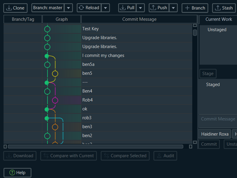 Git Integration in DbSchema