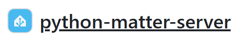 Python Matter Server