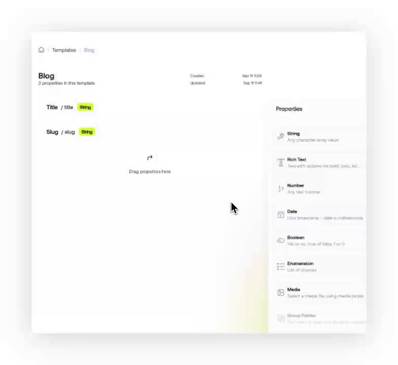 input types