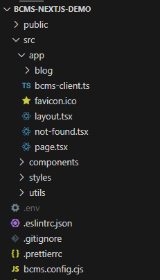 directory structure