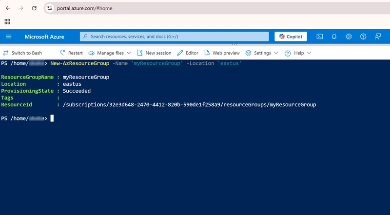 Effortless Azure VM Deployment and IIS Setup Using PowerShell in Cloud Shell
