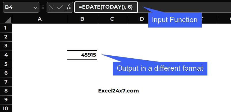 Output in a different Format