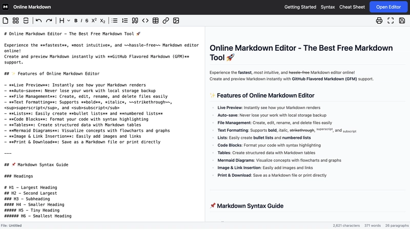 Say Goodbye to Markdown Preview Headaches with OnlineMarkdown.com