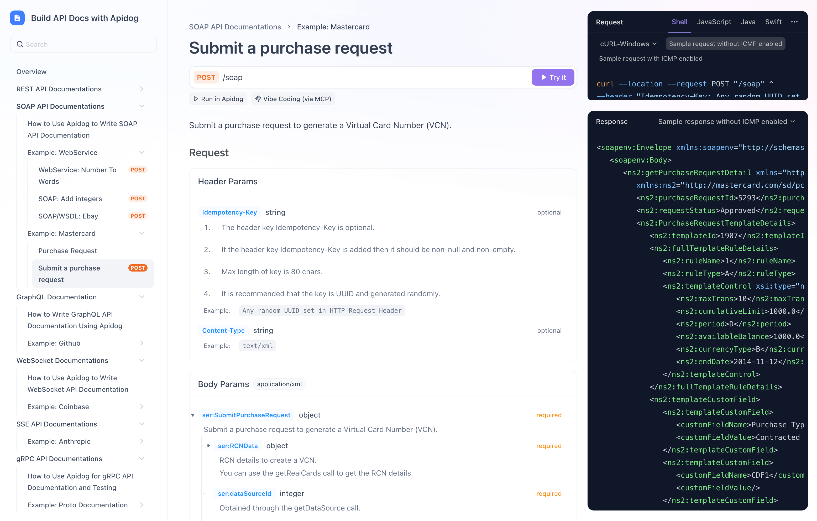 MasterCard SOAP API