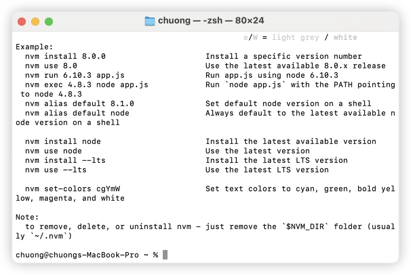Install NVM Macos Easiest Way