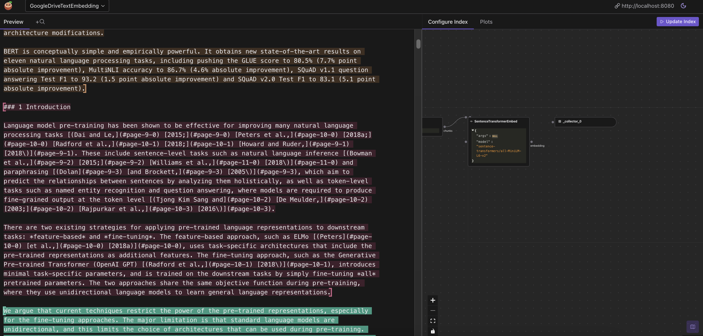 CocoInsight Chunk detail