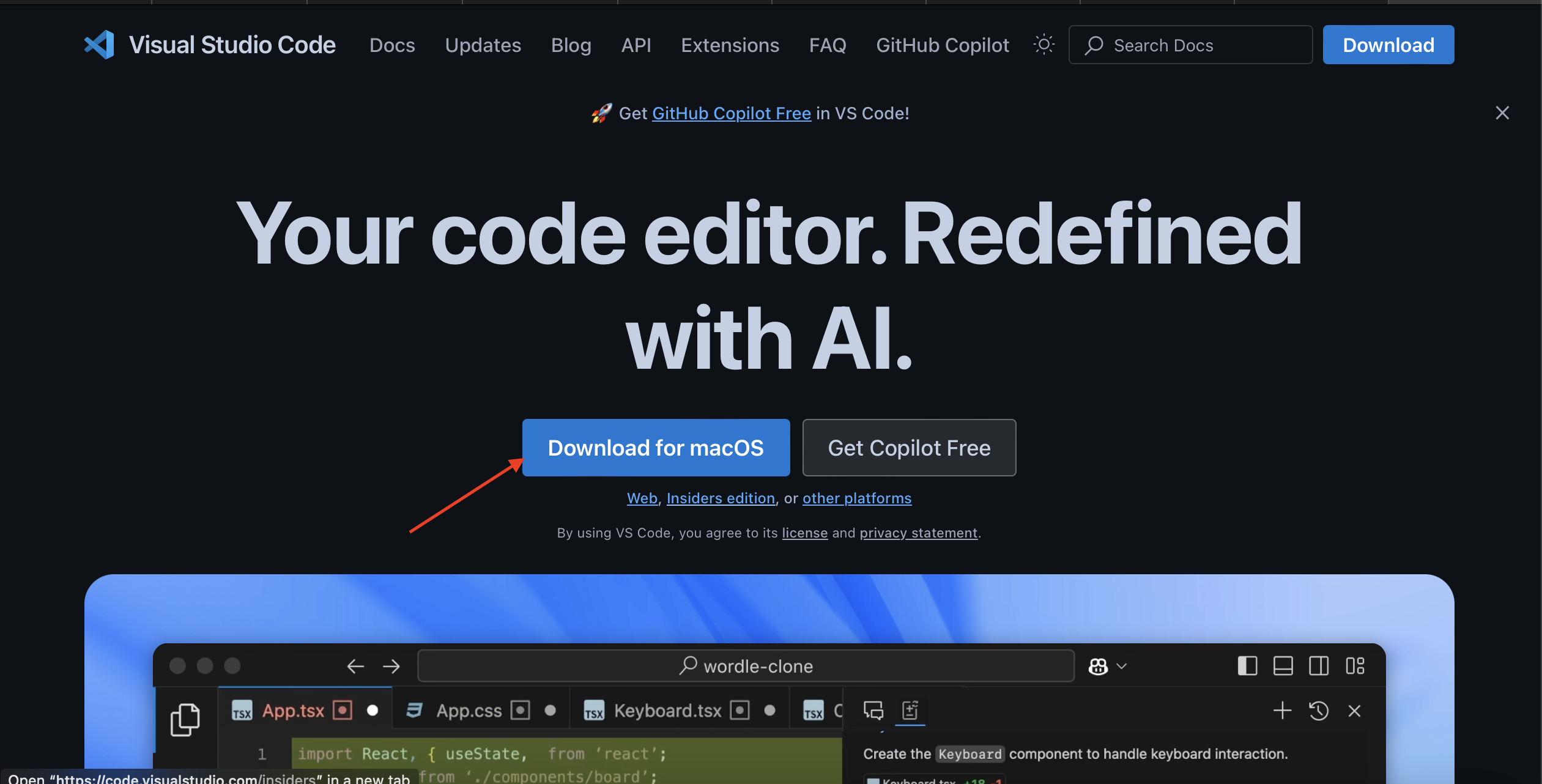 Download VS code