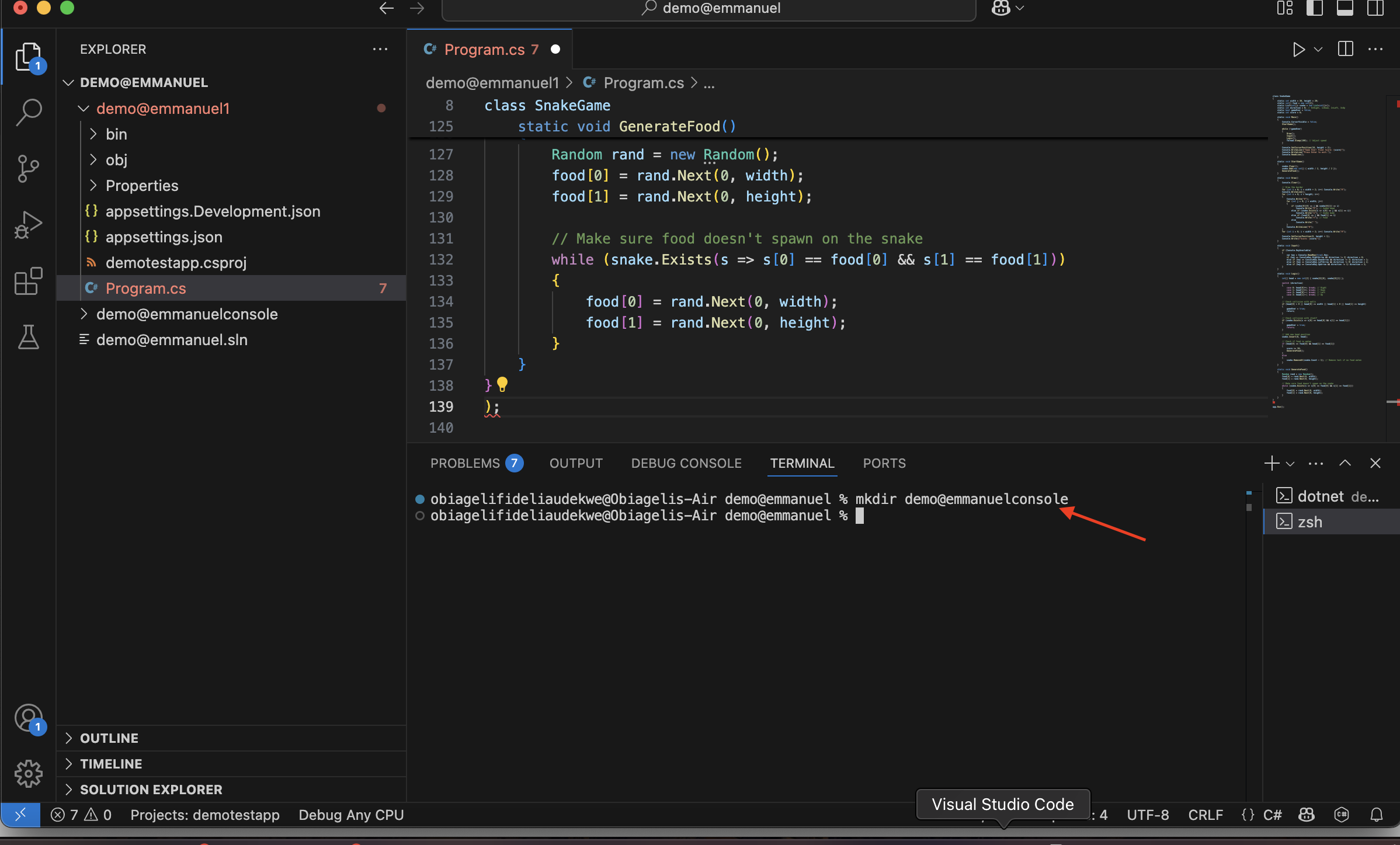 Create a directory
