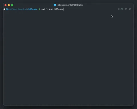 Building a Snake Game (on terminal with Swift)