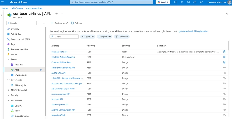 Announcing: Azure API Center Hands-on Workshop 🚀