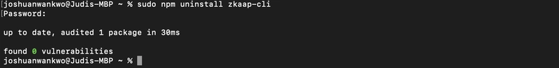 How to fully uninstall a CLI package entirely from your Mac