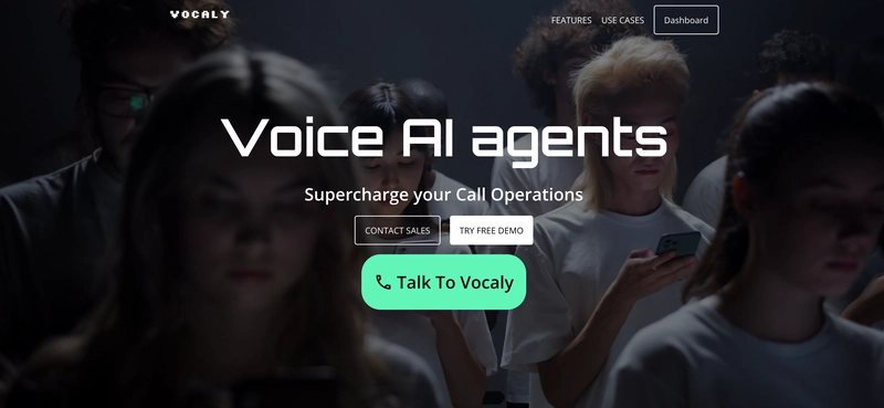 New AI Voice Phone Call Agent SaaS Template