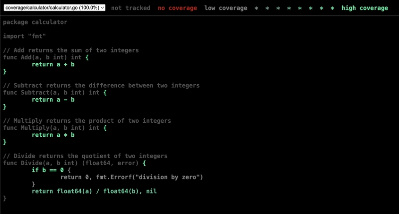 บันทึกเกี่ยวกับ test coverage