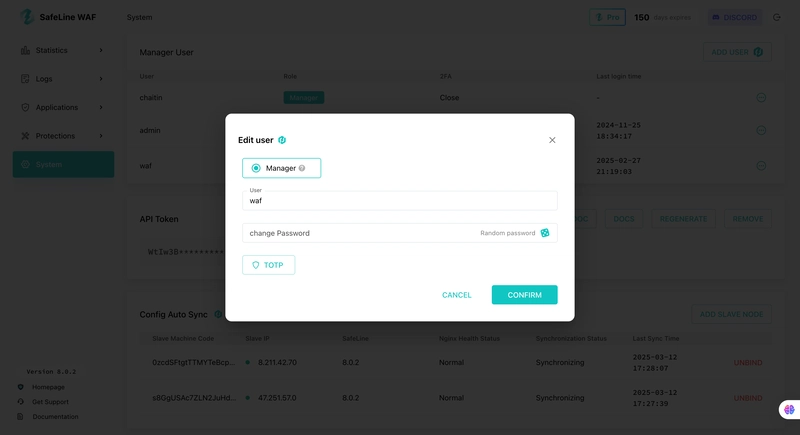 What to do if you forgot your SafeLine WAF login password?