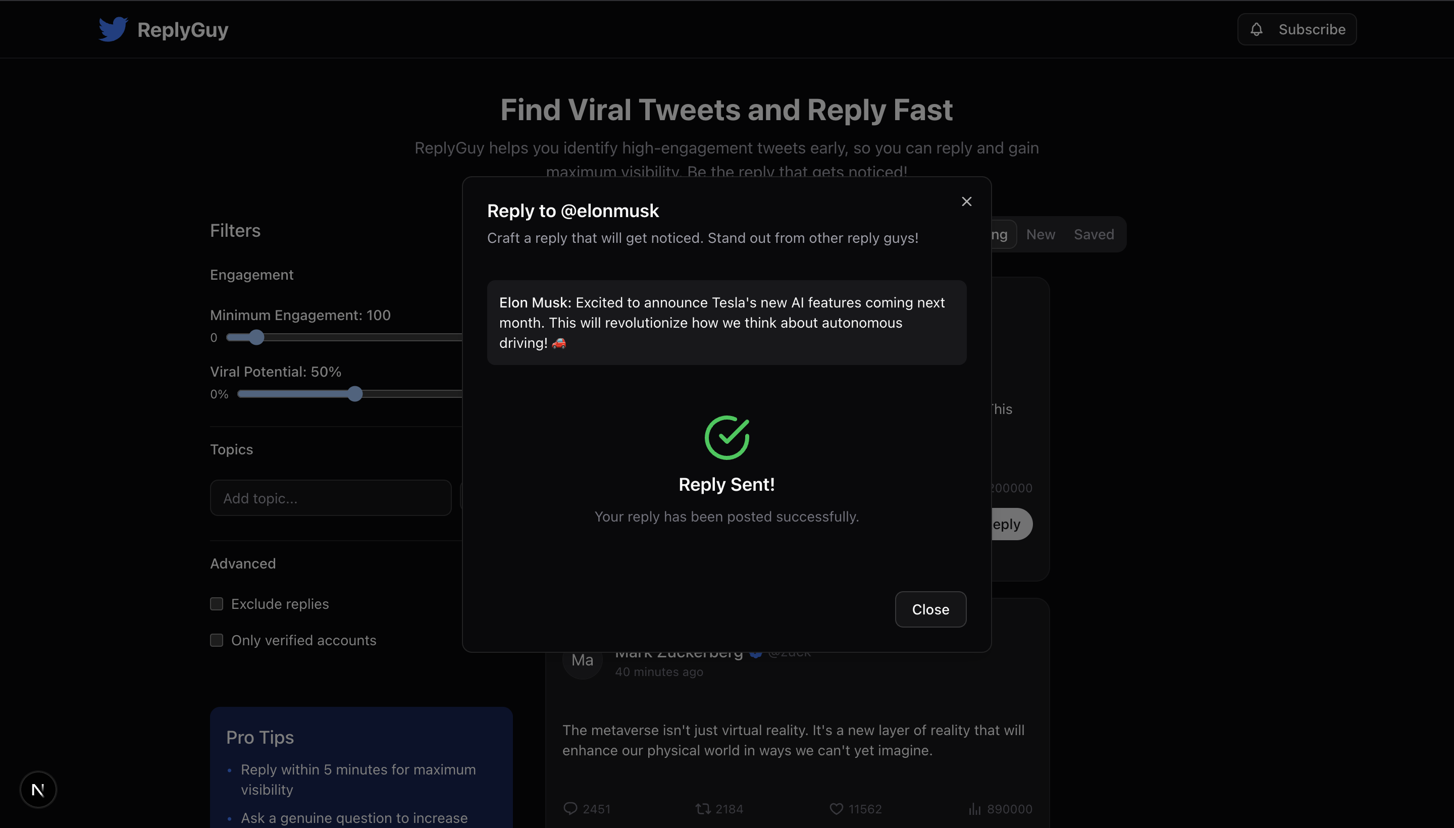 Posted Reply
