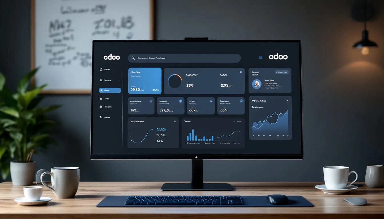 Setting up the Odoo environment with a visual guide.