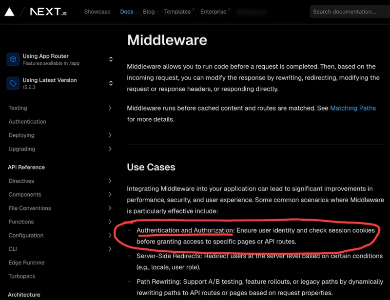 CVE-2025-29927 Authorization Bypass in Next.js Middleware
