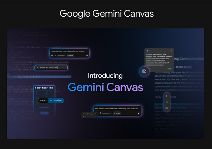 Google Gemini Canvas