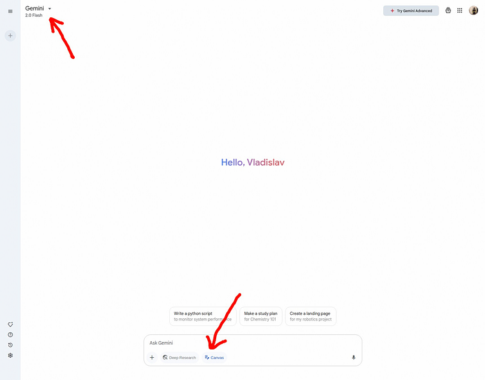 How to Access Gemini Canvas