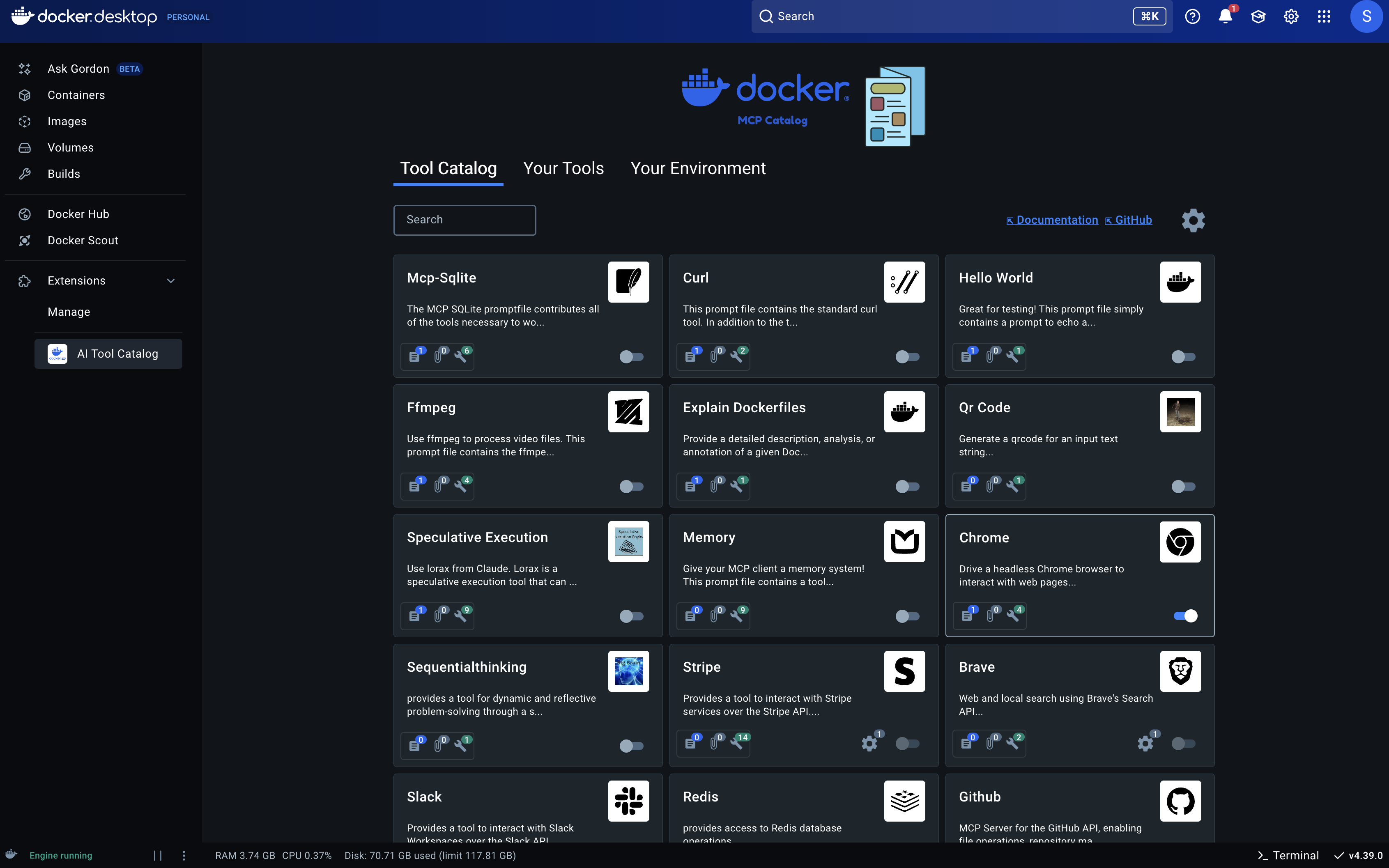 Adding Chrome tools