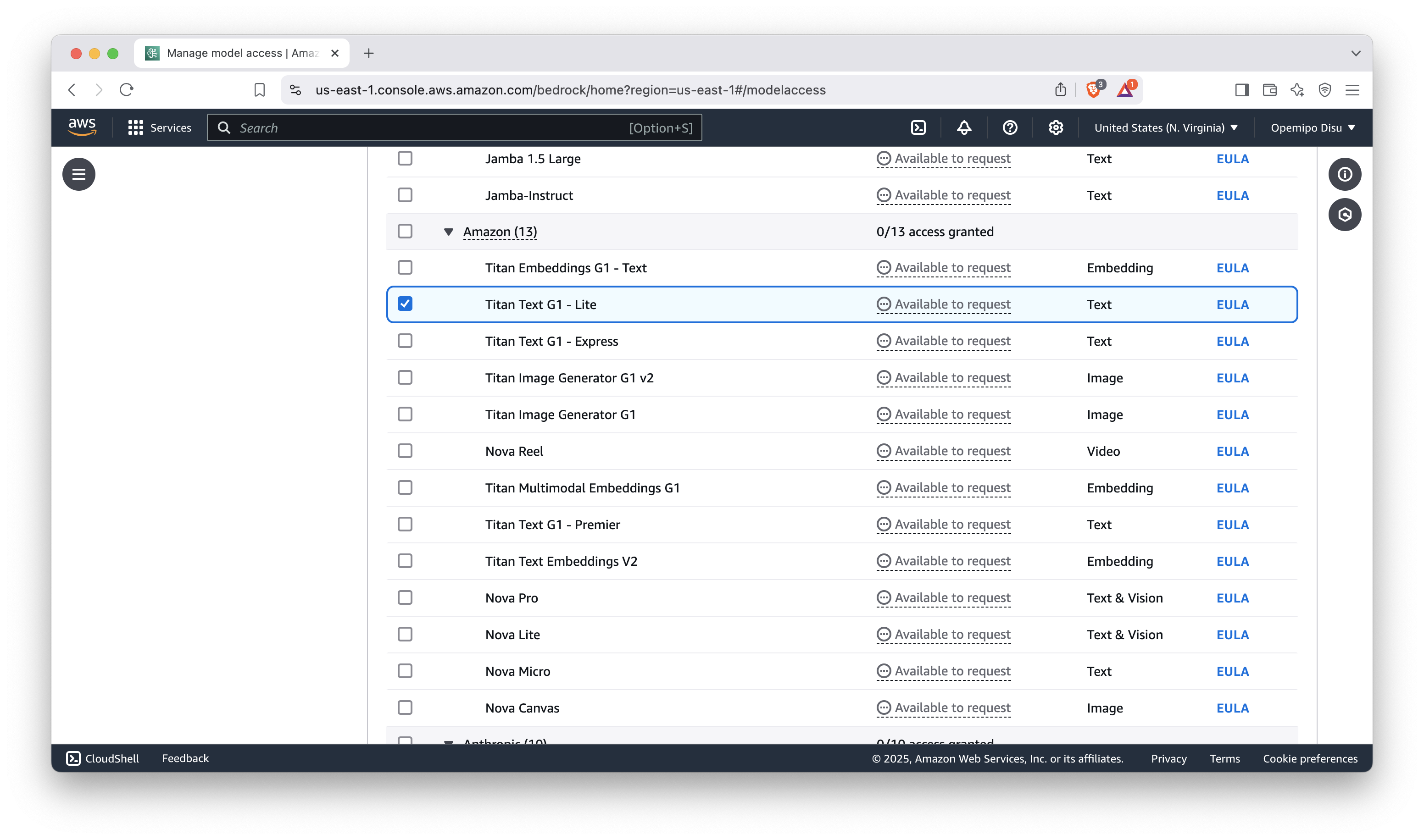 Request Access Models