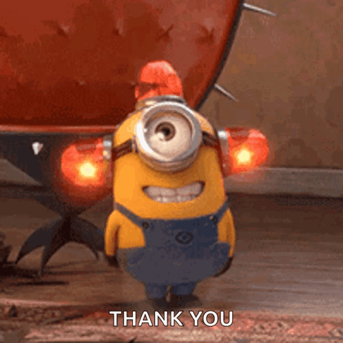 Thank You GIF Minions