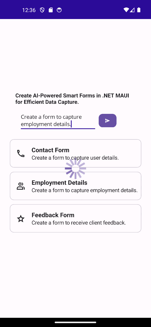 Adding .NET MAUI Busy Indicator control