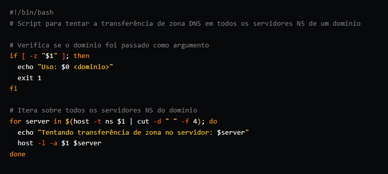 Script Zone Transfer
