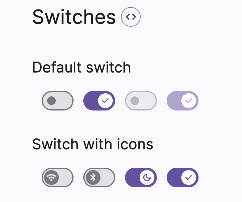 Composant Switch avec RiotJS
