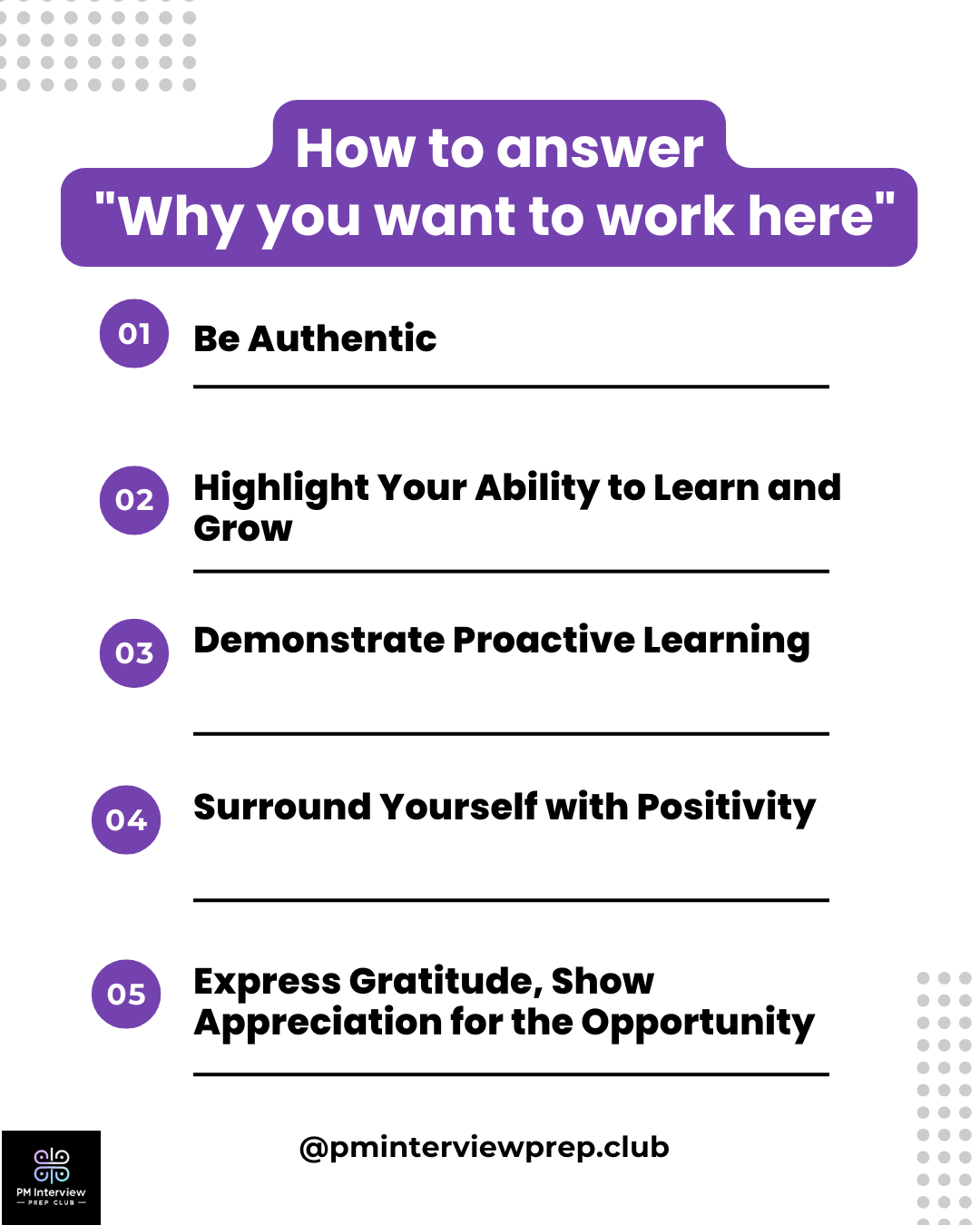 how to answer why you want to work here