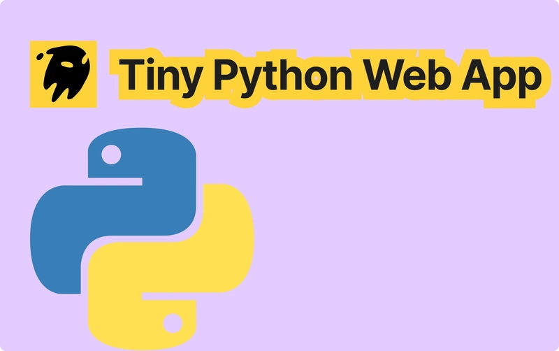 Pure Python Web App: No Flask, No Django, No Frameworks!