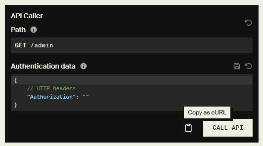 copy as curl command
