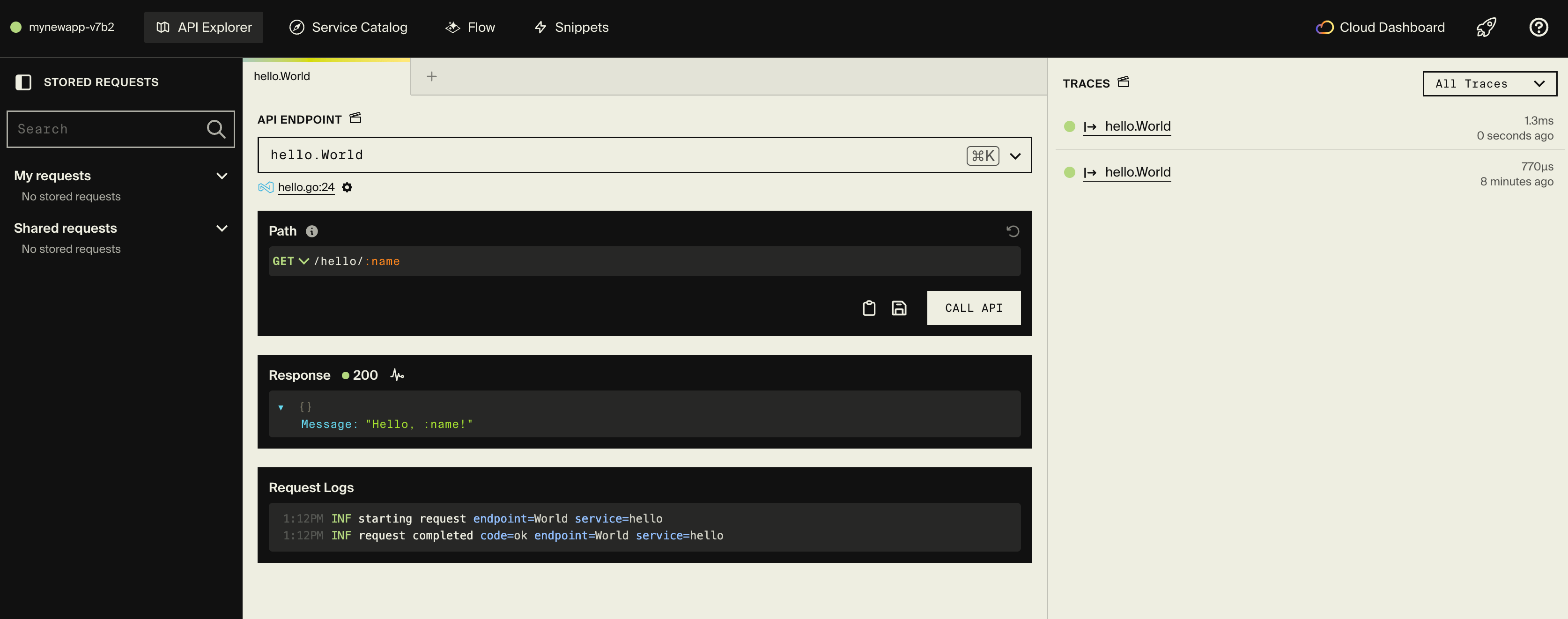 api explorer