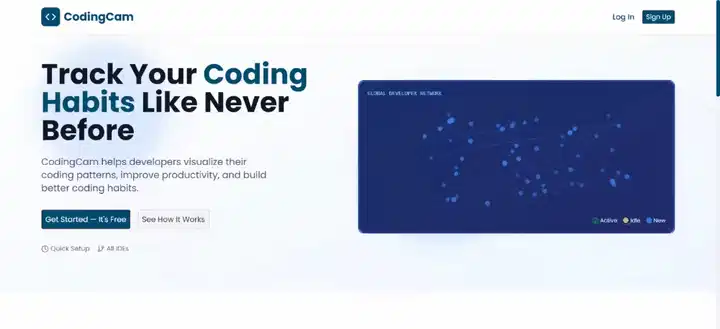 Introducing CodingCam: An IDE Extension and Dashboard to Track and Visualize Your Coding Activity