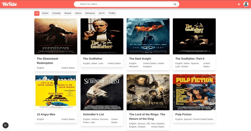 WeTube, A movie recommendation platform powered by vector search and user comment analysis