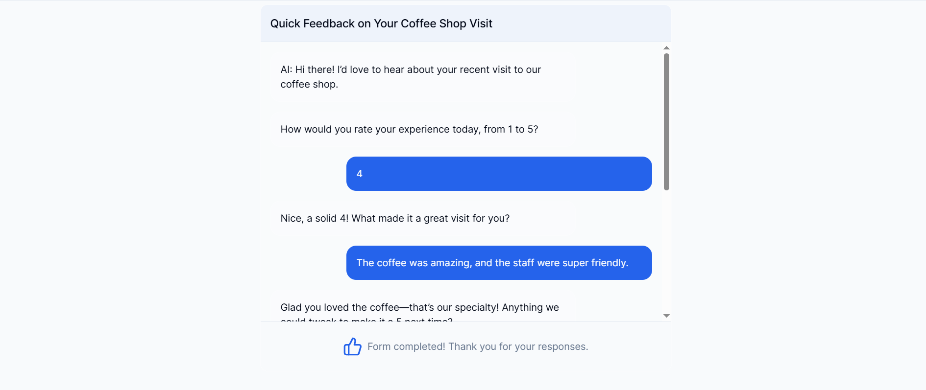 A respondent’s view: engaging, human, and refreshingly simple.