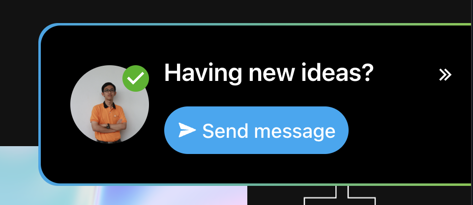 Popup message