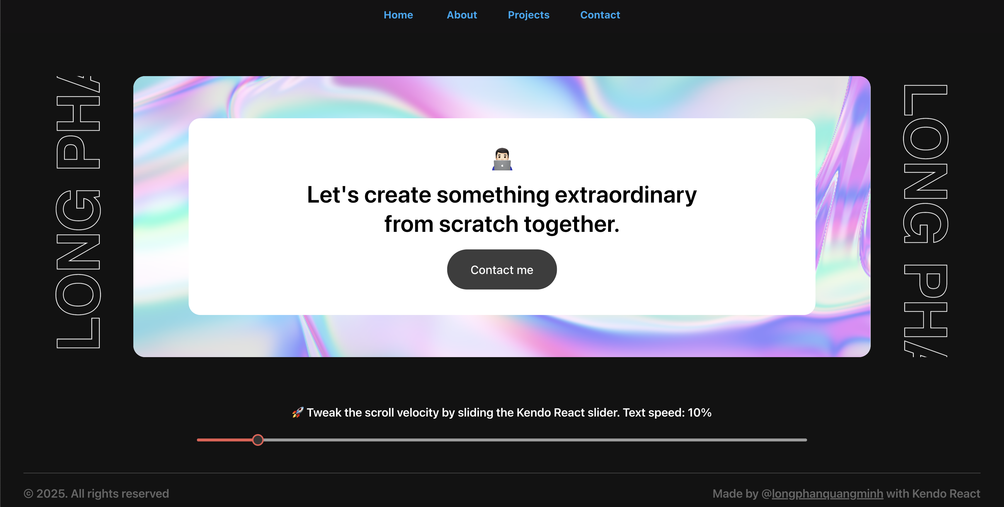 Contact and Footer