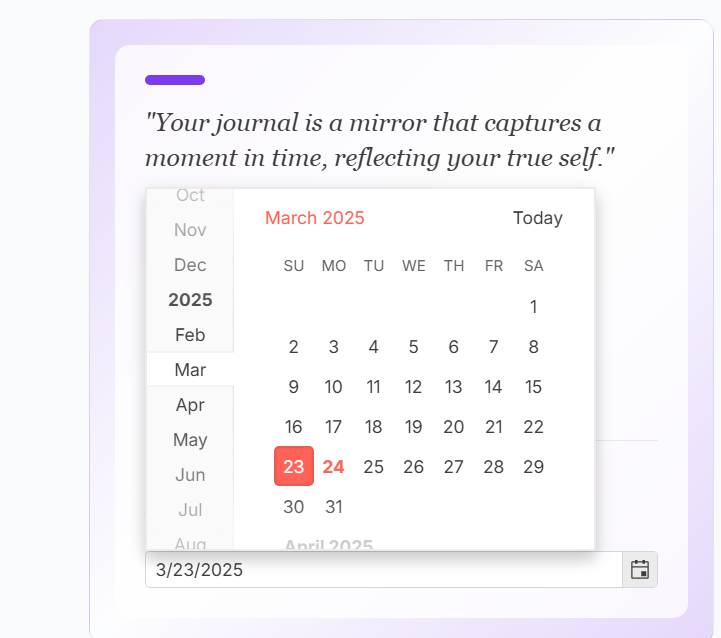 datepicker