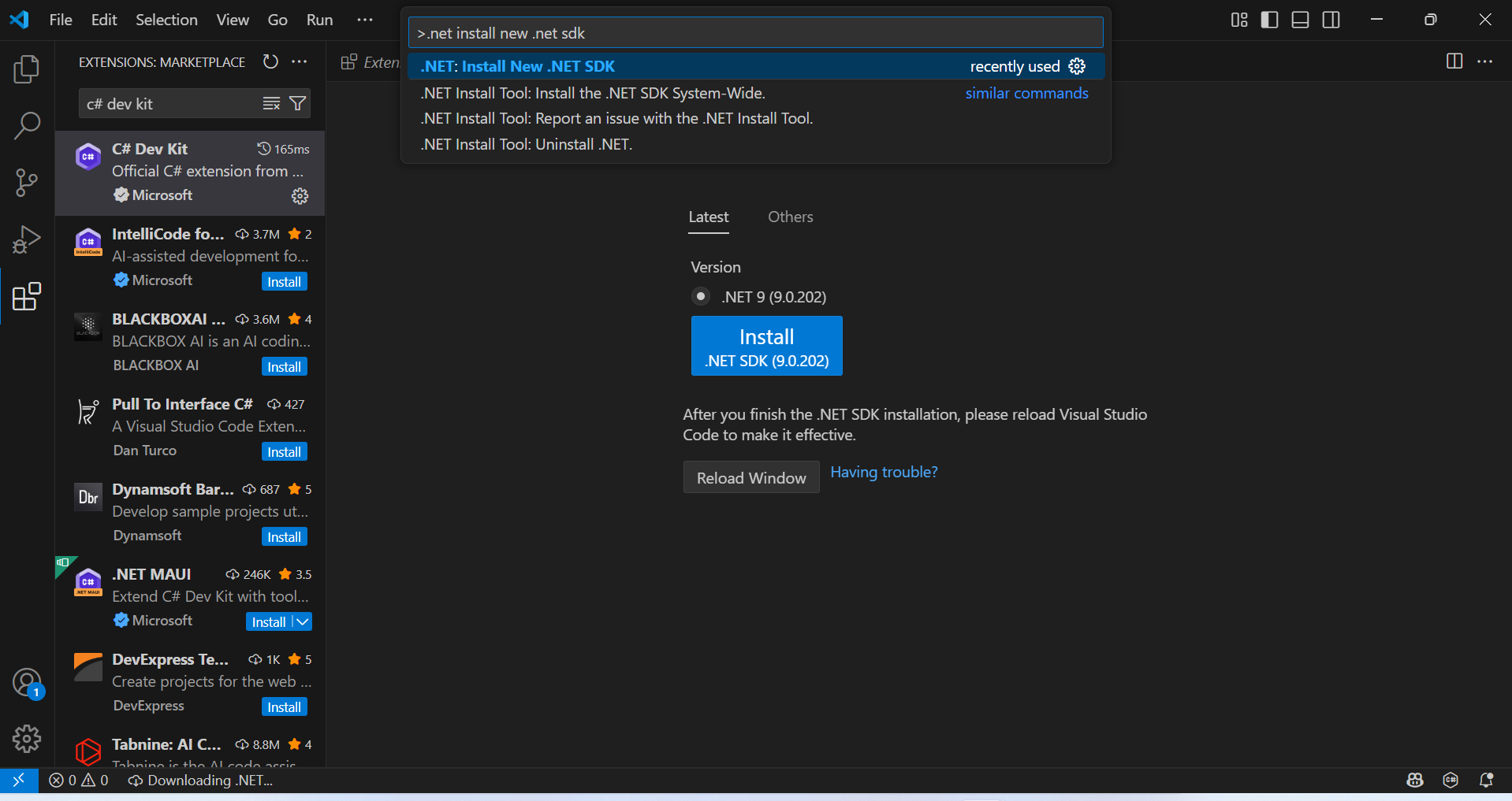 net sdk