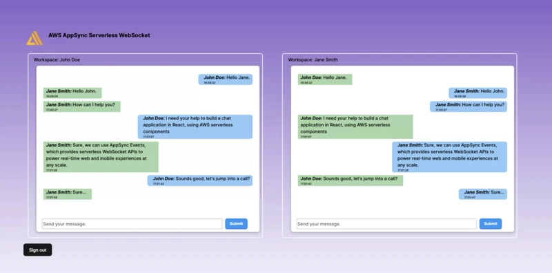 Broadcast real-time events using a serverless WebSocket infrastructure