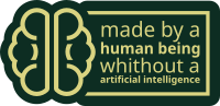 Made by a human being without a AI