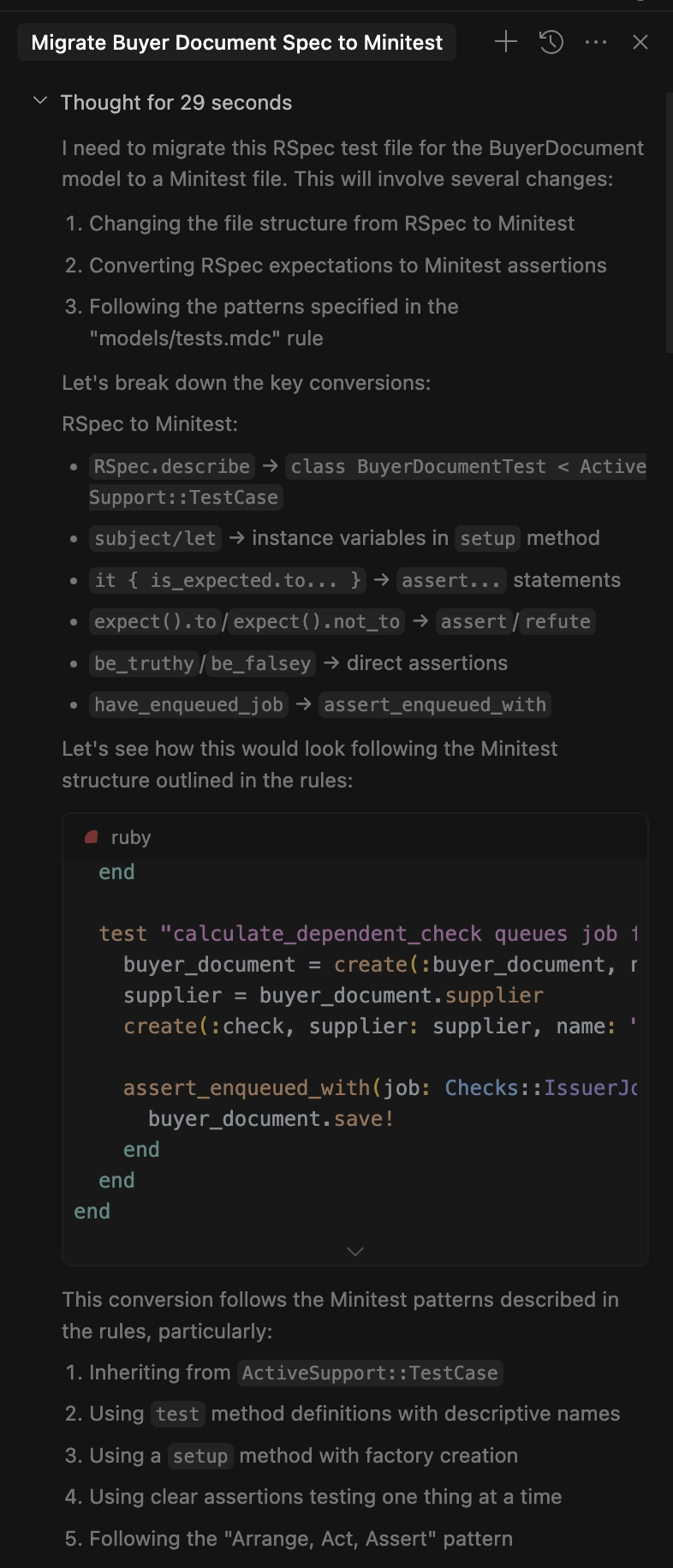 Além do autocomplete: como o Cursor AI está ajudando na padronização e escrita do código Ruby on Rails