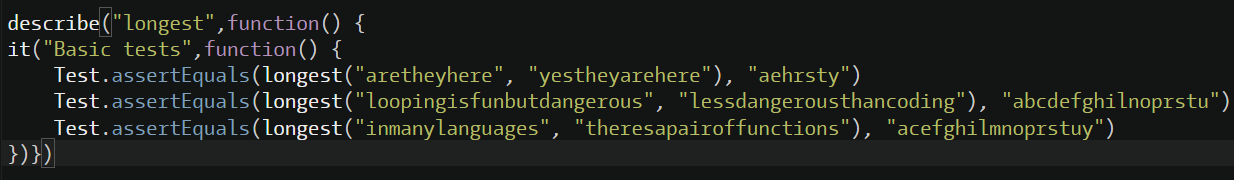 Tests