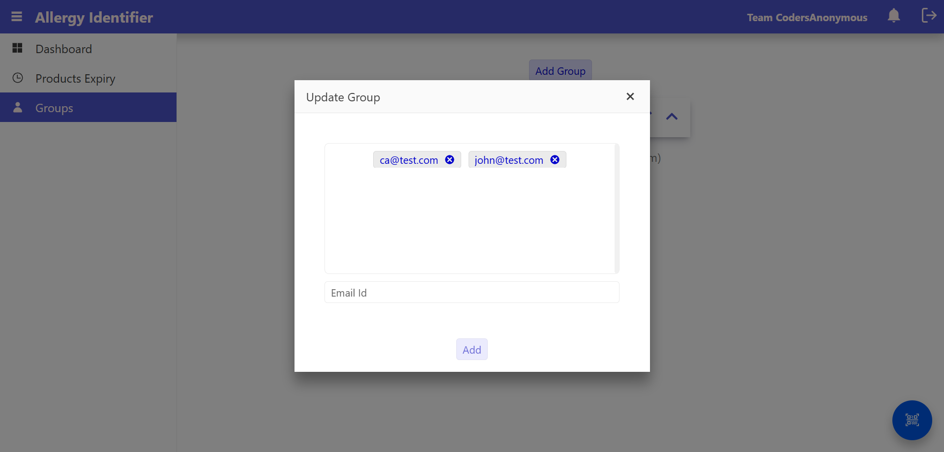 Update Group