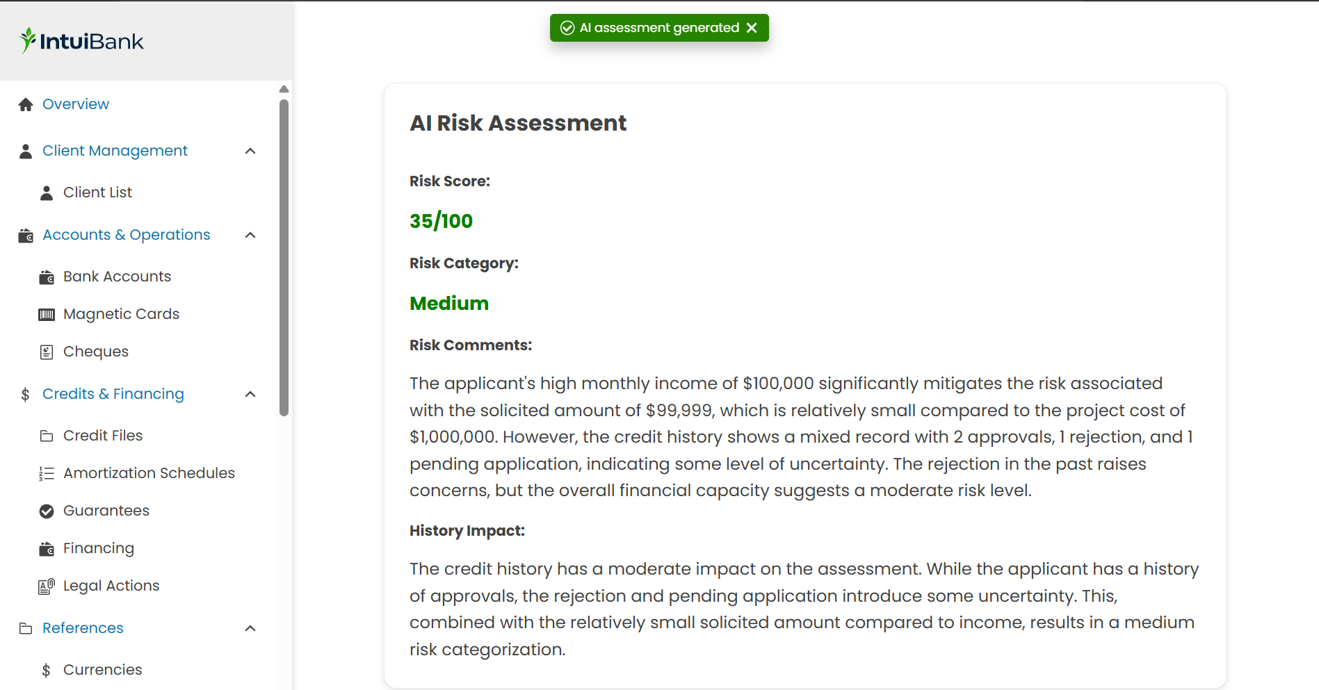 Medium Risk