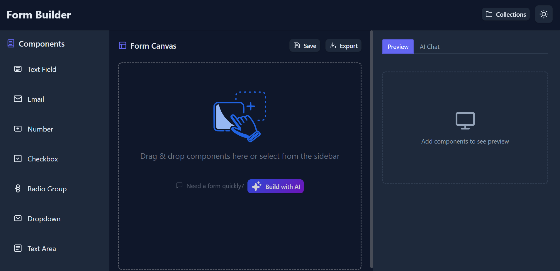 Dashboard preview