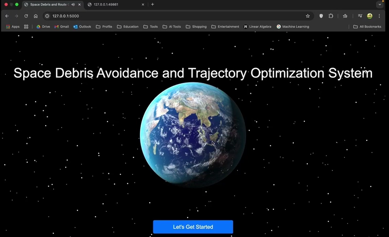 Space Debris Avoidance & Trajectory Optimization System 🚀🌍